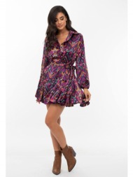 φορεμα κοντο με ζωνη και ...