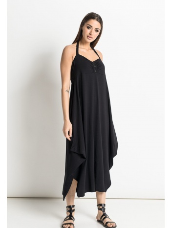 φορεμα βισκοζη ελαστικο plu196006 μπλε σε προσφορά