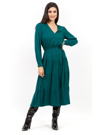 φορεμα μακρυ axf618b πρασινο σε προσφορά