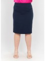φουστα plus size ψηλομεση μπλε μπλε
