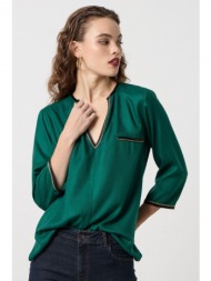 μπλουζα βισκοζ μονοχρωμη ...