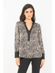 μπλουζα σατεν animal με ...