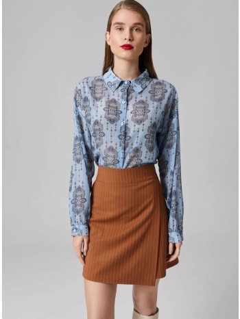 πουκαμισα εμπριμε με σχισιματα σιελ σε προσφορά