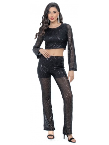 σετ παντελονι μπλουζα παγετα μαυρο σε προσφορά