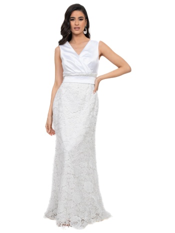 φορεμα bridal δαντελα λευκο