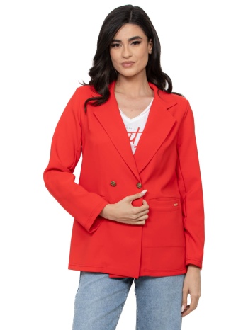 σακακι σταυροκουμπι κοκκινο κοκκινο σε προσφορά