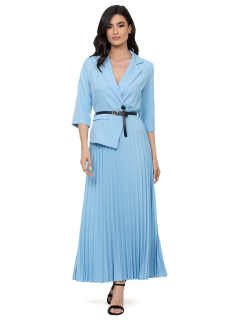 φορεμα σακακι με ζωνη σιελ σιελ σε προσφορά