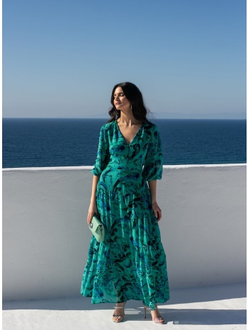 φορεμα μουσελινα εμπριμε multicolor σε προσφορά