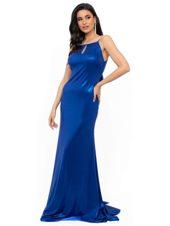 φορεμα μεταλιζε με τουλινη ουρα μπλε ρουα μπλε ρουα σε προσφορά