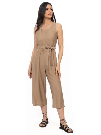 ολοσωμη φορμα ζιπ με ζωνη μπεζ μπεζ σε προσφορά