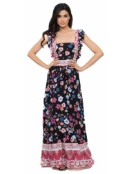 φορεμα μακρυ βισκοζ ...