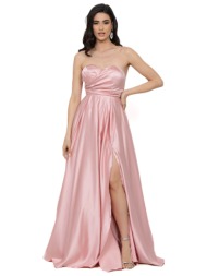 φορεμα στραπλες σατεν ...