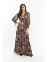 φορεμα animal μακρυ multicolor