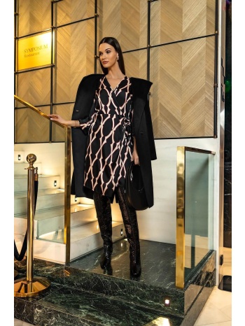 φορεμα κρουαζε με μοτιβο multicolor σε προσφορά