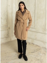 παλτο με γιακα και ζωνη ...