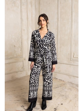 ολοσωμη φορμα εμπριμε με ζωνη ασπρομαυρο σε προσφορά