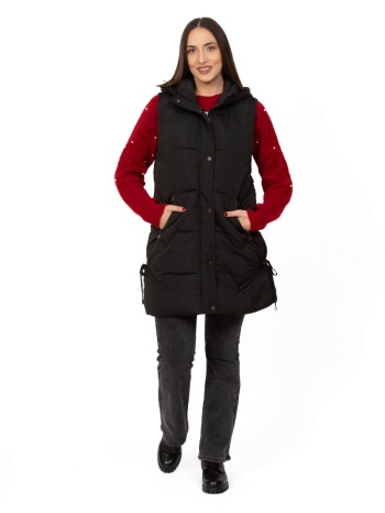 αμανικο μπουφαν μακρυ μαυρο μαυρο σε προσφορά