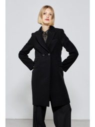 παλτο με κουμπια μαυρο ...