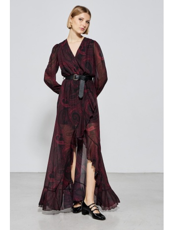 φορεμα κρουαζε εμπριμε μπορντο σε προσφορά