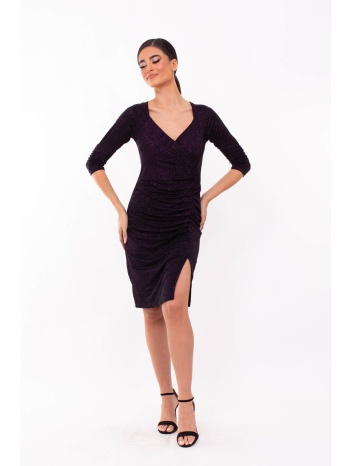 φορεμα κοντο λουρεξ μωβ μωβ σε προσφορά