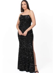 φορεμα μακρυ στραπλες ...