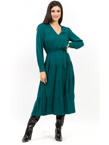 φορεμα midi pluf618b πρασινο σε προσφορά