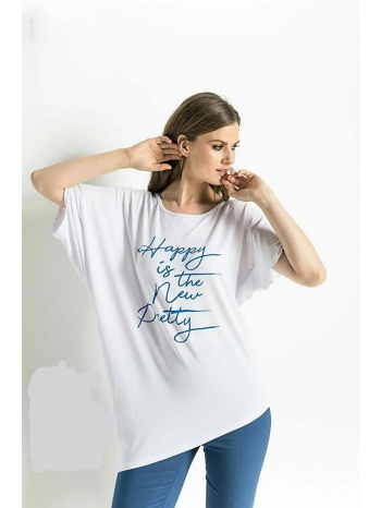 μπλουζα plu191003l λευκο