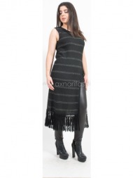 φορεμα αμανικο με κροσια ...