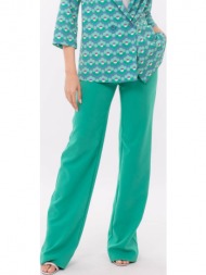 παντελονι ψηλομεσο κρεπ πρασινο πρασινο