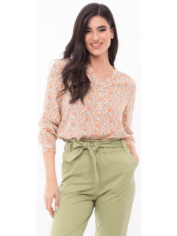 πουκαμισα εμπριμε μπεζ multicolor σε προσφορά