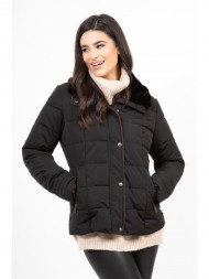 μπουφαν plus size plu1223m μαυρο