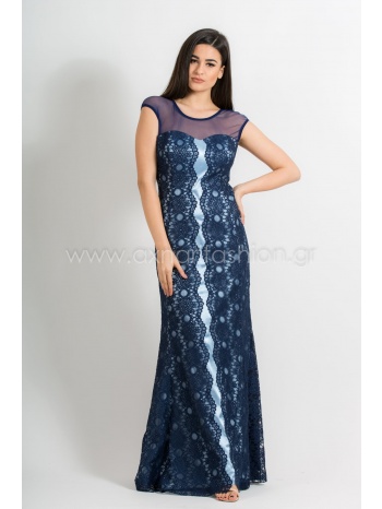 φορεμα μακρυ axs18p143 μπλε σε προσφορά