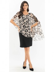 φορεμα κοντο ασπρομαυρο ασπρομαυρο