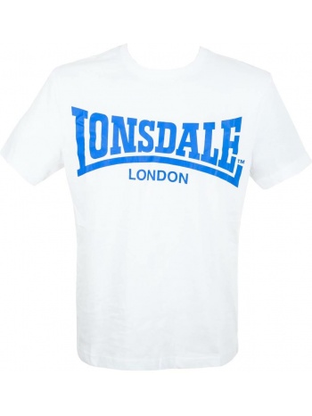 ανδρικό βαμβακερό t-shirt lonsdale 21155 white
