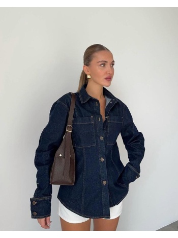 blue γυναικειο jean τζακετ-πουκαμισο 100% βαμβακέρο σε προσφορά