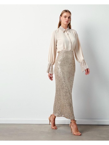 nelly γυναίκεια μακρύ φούστα (ζαχαρι) 100% πολυεστερ σε προσφορά