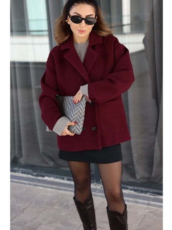 richy γυναικείο κοντό παλτό/τζάκετ με κουμπιά και τσέπες σε προσφορά