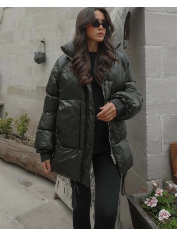 ramaar γυναικείο puffy μπουφάν κυπαρισσί 100% πολυεστερ σε προσφορά