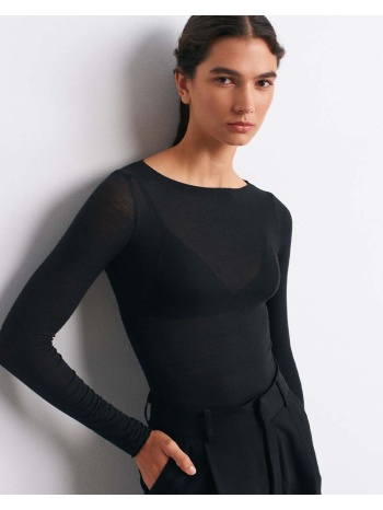 noly γυναικεία λεπτή μακρυμάνικη μπλουζα