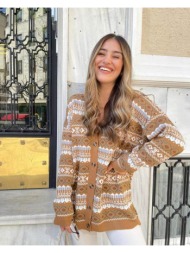 ehera oversized γυναικεία πλεκτή ζακέτα