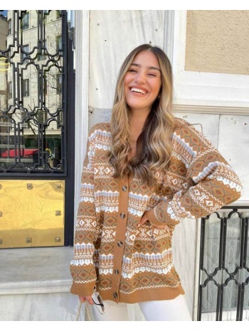 ehera oversized γυναικεία πλεκτή ζακέτα