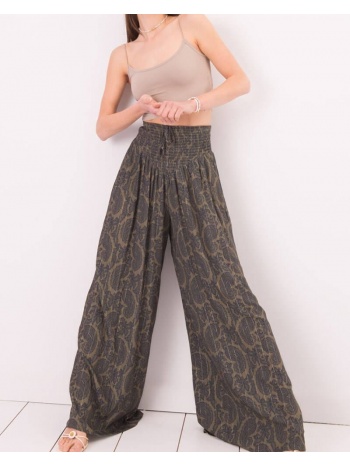 γυναικεία παντελόνα με γυαλιστερές ίνες 100% βισκόζη σε προσφορά