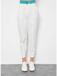 γυναικείο slouchy colour block παντελόνι 97% βαμβάκι