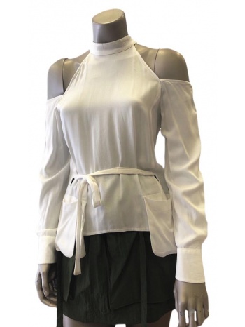 faerea γυναικεία μπλούζα με ανοιχτούς ώμους 3% λυκρα, 97% σε προσφορά