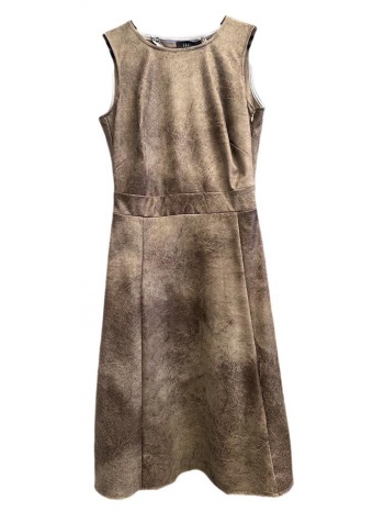 zayza γυναικείο φόρεμα από δερματίνη σε προσφορά