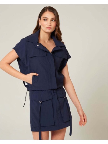 ruby γυναίκειο σετ με φούστα +amp; πουκάμισο σκούρο μπλε σε προσφορά