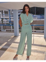 zizoly γυναικείο σετ παντελόνα κ πουκάμισο 41%ραγιον, 59% βισκόζη