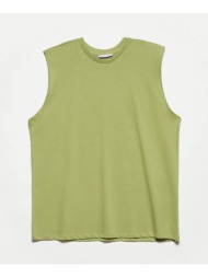 gika γυναικείο αμάνικο t-shirt 100% βαμβακέρο