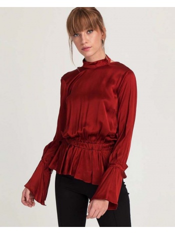 lorin γυναικεία μπλούζα με ντεκολτέ στην πλάτη 100% βισκόζη σε προσφορά