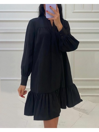 γυναικείο φόρεμα με βολάν στο κάτω μέρος 50% βαμβακερό σε προσφορά